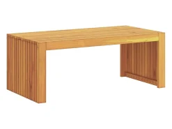Mesa de Café Marrón 90 x 45 x 35 cm madera maciza de acacia