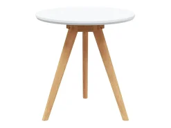 Mesa de Café Marrón 50 x 50 x 46 cm Madera maciza de Nogal