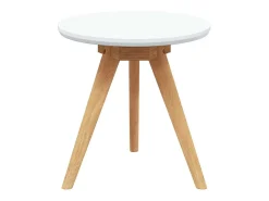 Mesa de Café Marrón 50 x 50 x 46 cm Madera maciza de Nogal
