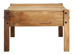 Mesa de Café Marrón 110 x 55 x 35 cm Madera maciza recuperada