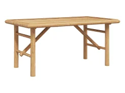 Mesa de Café Marrón 90 x 50 x 43 cm Bambú