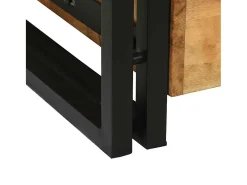Mesa de Café Marrón 90 x 50 x 38 cm madera maciza de acacia