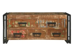 Mesa de Café Marrón 90 x 50 x 38 cm madera maciza reciclada
