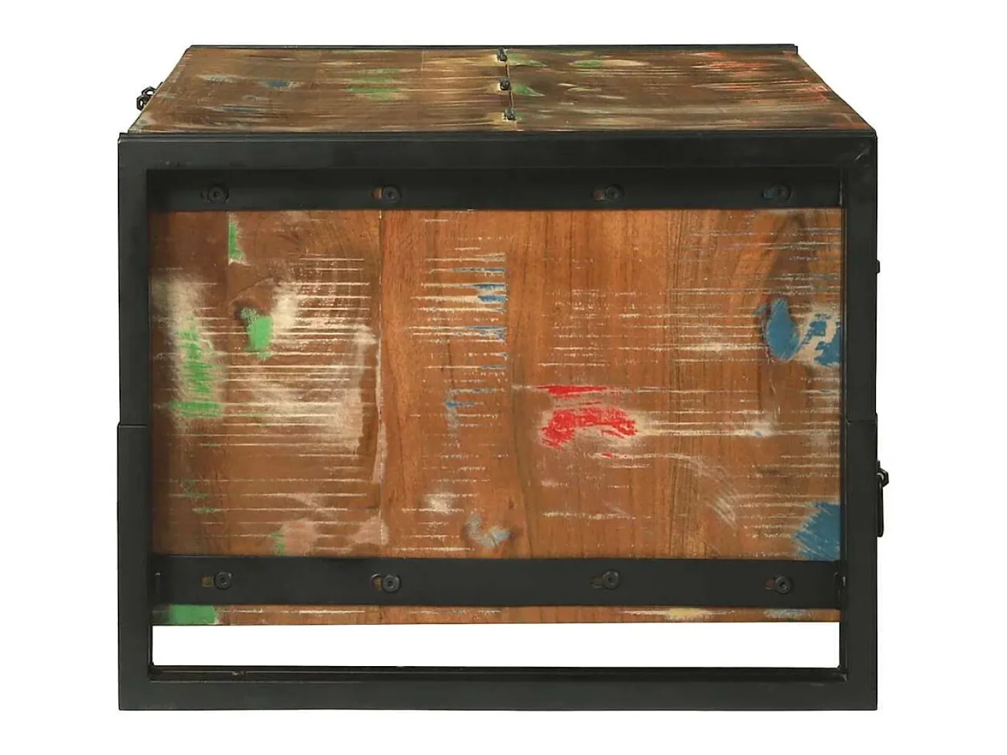 Mesa de Café Marrón 90 x 50 x 38 cm madera maciza reciclada