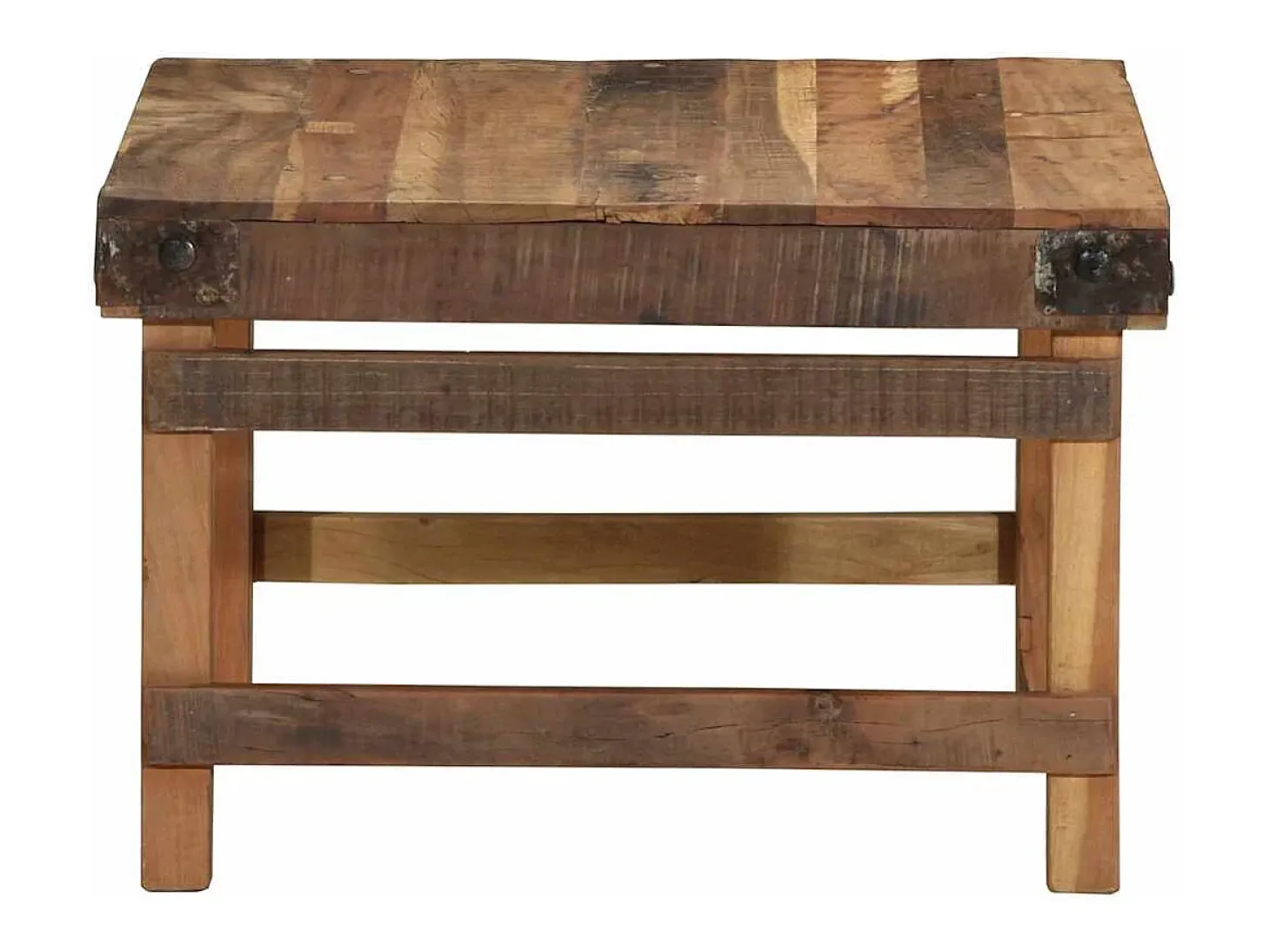 Mesa de Café Marrón 60 x 55 x 40 cm madera maciza reciclada