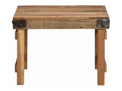 Mesa de Café Marrón 60 x 55 x 40 cm madera maciza reciclada