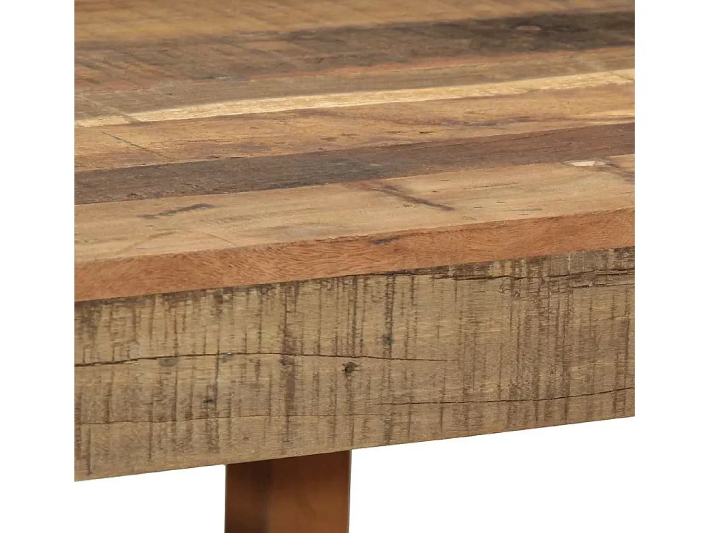 Mesa de Café Marrón 60 x 55 x 40 cm madera maciza reciclada