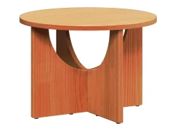 Mesa de Café Marrón cera 50 x 50 x 35 cm Madera maciza de pino