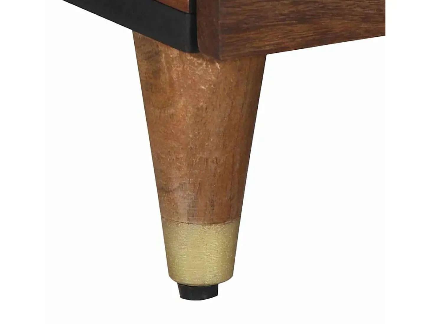 Mesa de Café Marrón miel 80 x 50 x 40 cm madera maciza de mango