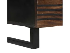 Mesa de Café Marrón y Negro 100 x 54 x 40 cm