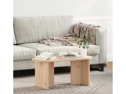 Mesa de Café Natural 80 x 39.5 x 35 cm Madera maciza de Pino