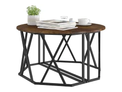 Mesa de Café Roble ahumado 80 x 80 x 42 cm