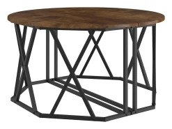 Mesa de Café Roble ahumado 80 x 80 x 42 cm