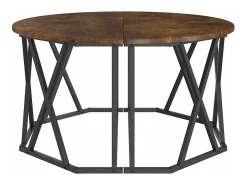 Mesa de Café Roble ahumado 80 x 80 x 42 cm