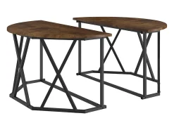 Mesa de Café Roble ahumado 80 x 80 x 42 cm