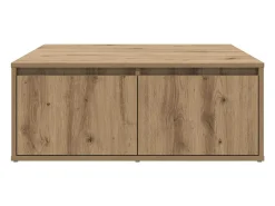 Mesa de Café Roble artisan 80 x 80 x 31 cm Madera contrachapada