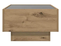 Mesa de Café Roble artisan 50 x 50 x 30 cm Madera contrachapada