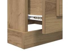 Mesa de Café Roble artisan 50 x 50 x 35 cm Madera contrachapada