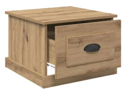 Mesa de Café Roble artisan 50 x 50 x 35 cm Madera contrachapada