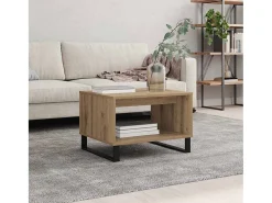 Mesa de Café Roble artisan 60 x 50 x 40 cm Madera contrachapada