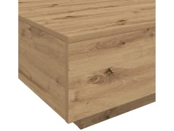 Mesa de Café Roble artisan 80 x 80 x 31 cm Madera contrachapada