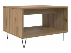 Mesa de Café Roble artisan 60 x 50 x 40 cm Madera contrachapada