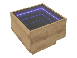 Mesa de Café Roble artisan 40 x 40 x 30 cm Madera contrachapada