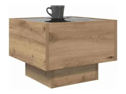 Mesa de Café Roble artisan 40 x 40 x 30 cm Madera contrachapada