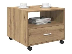 Mesa de Café Roble artisan 55 x 55 x 45 cm Madera contrachapada