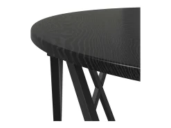 Mesa de Café Roble negro 80 x 80 x 42 cm