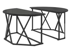 Mesa de Café Roble negro 80 x 80 x 42 cm