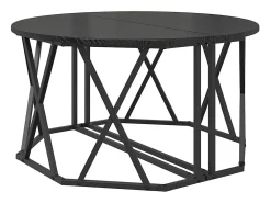 Mesa de Café Roble negro 80 x 80 x 42 cm