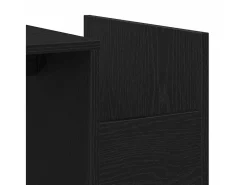 Mesa de Café Roble negro 90 x 45 x 35 cm Madera contrachapada