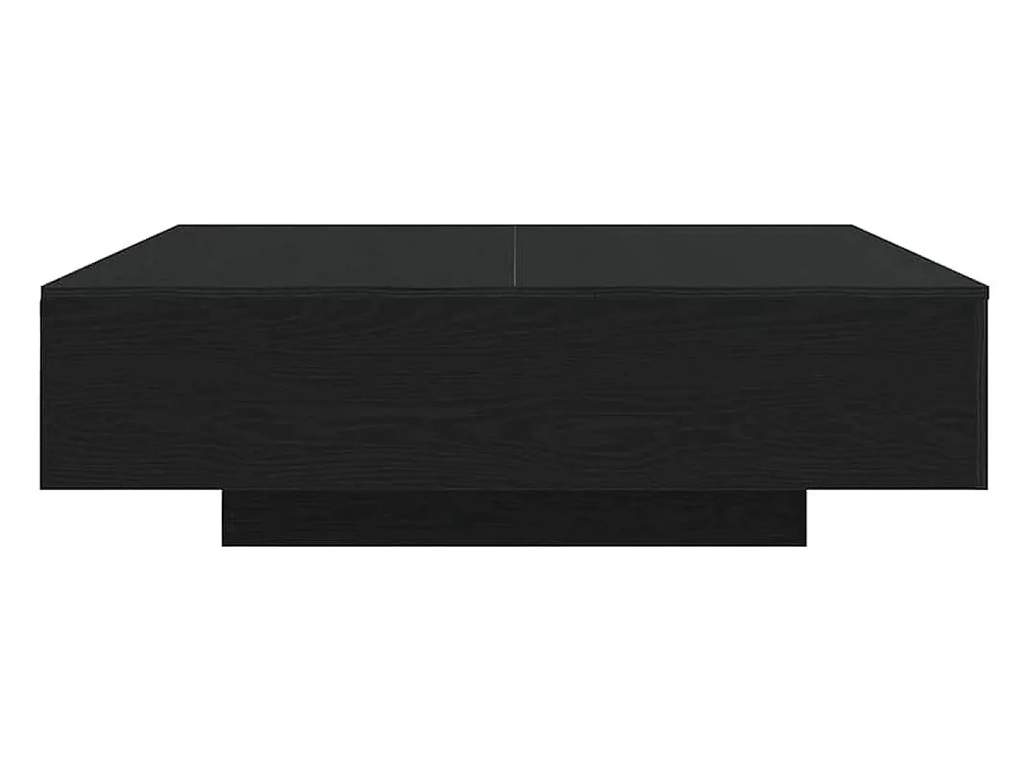 Mesa de Café Roble negro 100 x 100 x 31 cm Madera contrachapada