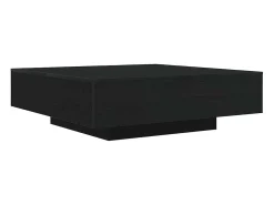 Mesa de Café Roble negro 100 x 100 x 31 cm Madera contrachapada