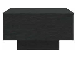 Mesa de Café Roble negro 55 x 55 x 31 cm Madera contrachapada
