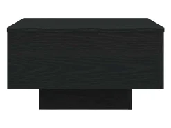 Mesa de Café Roble negro 55 x 55 x 31 cm Madera contrachapada