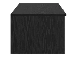 Mesa de Café Roble negro 100 x 50 x 36 cm Madera contrachapada