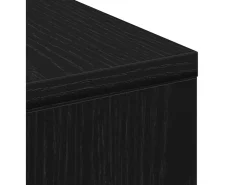 Mesa de Café Roble negro 90 x 90 x 28 cm Madera contrachapada