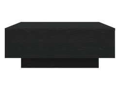 Mesa de Café Roble negro 80 x 80 x 31 cm Madera contrachapada