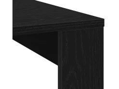 Mesa de Café Roble negro 100 x 100 x 35 cm Madera contrachapada
