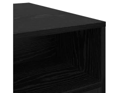Mesa de Café Roble negro 90 x 55 x 42.5 cm Madera contrachapada