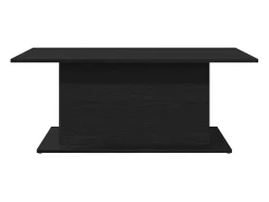 Mesa de Café Roble negro 102 x 55.5 x 40 cm