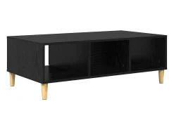 Mesa de Café Roble negro 103.5 x 60 x 35 cm