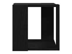 Mesa de Café Roble negro 32 x 32 x 30 cm Madera contrachapada