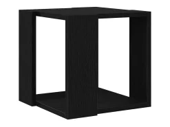 Mesa de Café Roble negro 32 x 32 x 30 cm Madera contrachapada