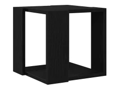 Mesa de Café Roble negro 32 x 32 x 30 cm Madera contrachapada