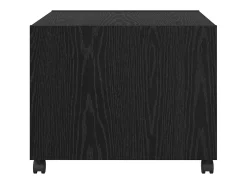 Mesa de Café Roble negro 55 x 55 x 45 cm Madera contrachapada