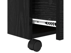 Mesa de Café Roble negro 55 x 55 x 45 cm Madera contrachapada