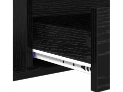 Mesa de Café Roble negro 90 x 49 x 45 cm Madera contrachapada